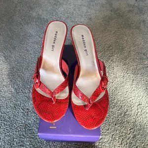 Red Heels Madden Girl